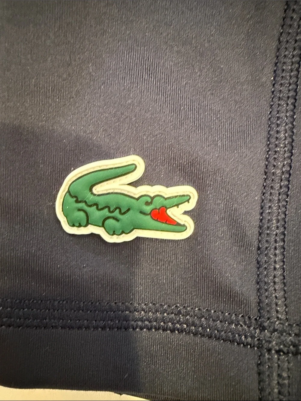 Lacoste Navy Athletic Shorts with Side Pockets - Picture 6 of 6